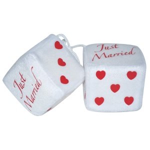 Hochzeits Autoglückswürfel