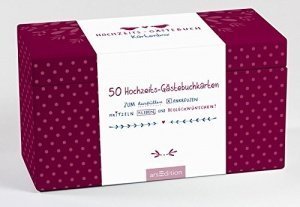 Hochzeits-Gästebuch-Kartenbox