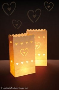 Hochzeits-Set, Herz, Dekolicht -Licht in