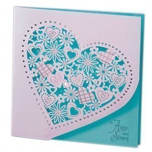 Hochzeitseinladung Alessa, perlmutt-türk