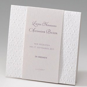 Hochzeitseinladung Anni