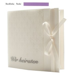 Hochzeitseinladung Elegance, flieder