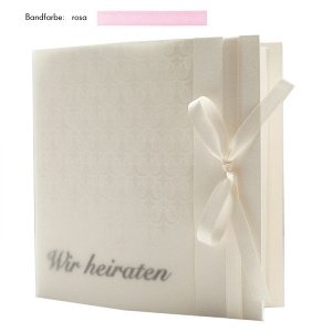 Hochzeitseinladung Elegance, rosa