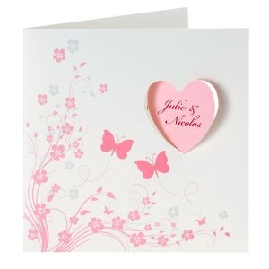 Hochzeitseinladung Rose