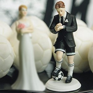 Hochzeitsfigur Fußballer