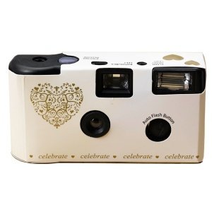 Hochzeitskamera Ornamente, creme-gold