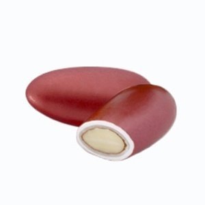 Hochzeitsmandeln Metallic, bordeaux