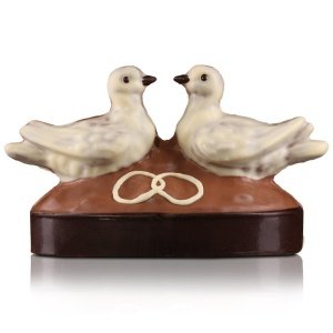 Hochzeitstauben, 25 cm