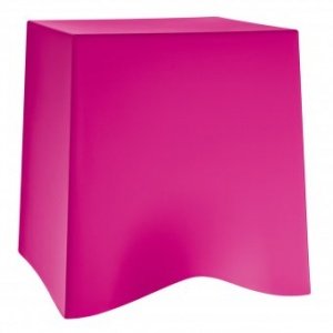Hocker Briq solid pink