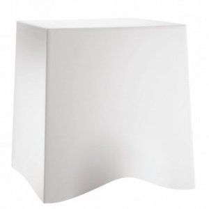 Hocker Briq solid weiß