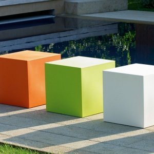 Hocker Kube, apfelgrün