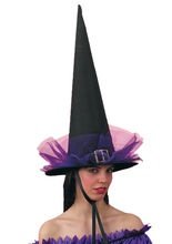 Hoher Tüll-Hexen-Hut 80cm