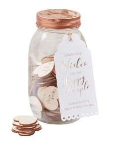 Holz Herzen Alternative Gästebuch