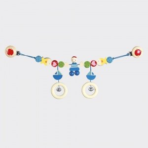 Holz-Kinderwagen-Kette "Pirat"