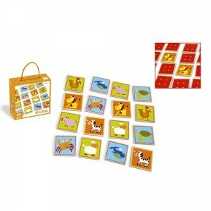 Holz-Memo "Lustige Tier-