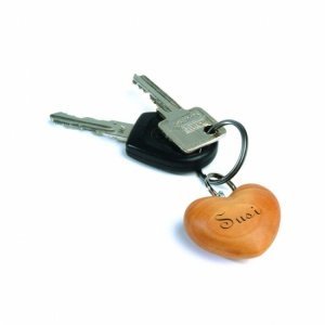 Holz-Schlüsselanhänger *Herz*