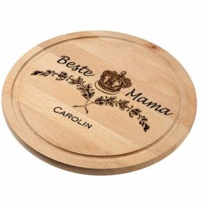 Holz-Schneidebrett Holz *Beste Mama* run