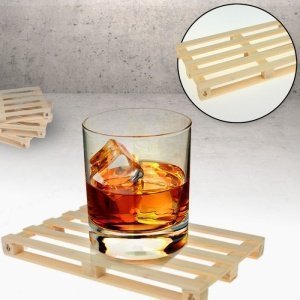 Holz Untersetzer - Euro Palette