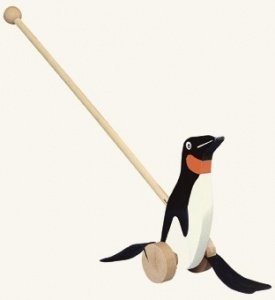 Holz Watschel Pinguin von Bino für Kinde