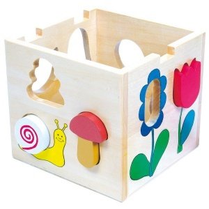 Holzbox mit Steckklötzchen von Bino Holz