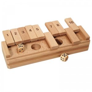 Hölzernes Klappenspiel