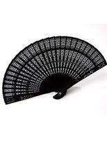 Holzfächer schwarz