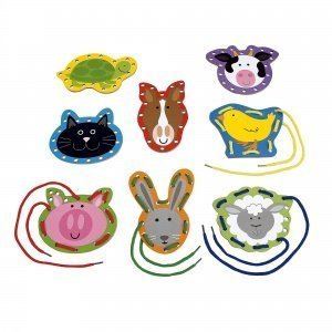 Holzfädelspiel "Tiere"