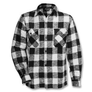 Holzfällerhemd Thermo weiss