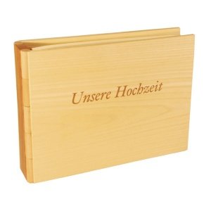 Holzfotoalbum Malmö, quer, Ahorn