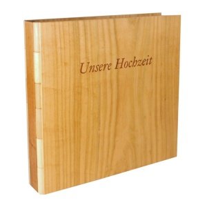 Holzfotoalbum Milano, quadratisch, Kirsc