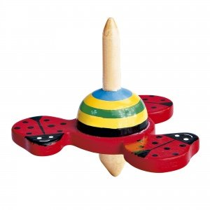 Holzkreisel "Marienkäfer"