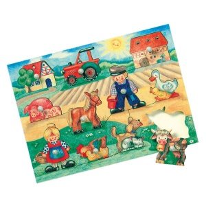 Holzpuzzle Bauernhof von Mertens