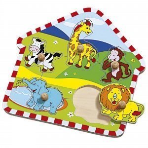 Holzpuzzle "Wilde Tiere"