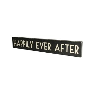 Holzschild Happily Ever After, groß