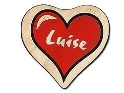 Holzschild in Herzform 24x24x1,4 cm mir 