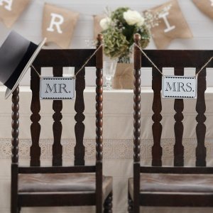 Holzschilder Mr & Mrs