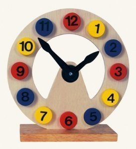 Holzuhr von Bino Holzspielzeug