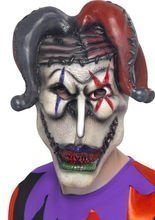 Horror Clown Harlekin Halloween Maske we