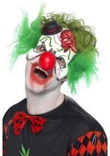 Horror Psycho Clown Halbmaske Halloween 