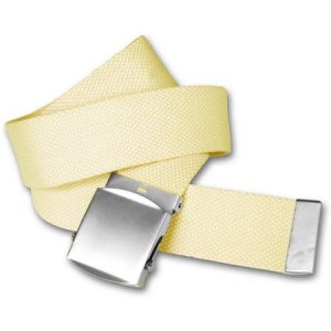 Hosengürtel Textil 38 mm gelb (Abverkauf