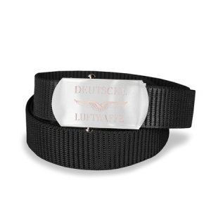 Hosengürtel schwarz mit Gravur Deutsche 