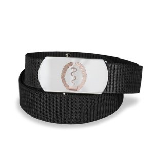 Hosengürtel schwarz mit Gravur Sanitäter