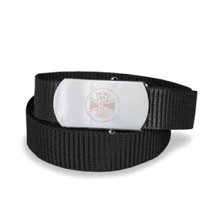 Hosengürtel schwarz mit Gravur Sanitäter
