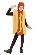 Hot Dog Kinderkostüm beige-braun-gelb