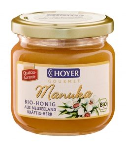 Hoyer Bio-Manukahonig dunkel (250g Glas)
