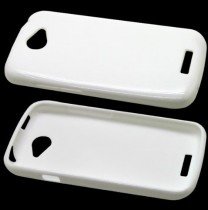 HTC One S TPU Silikon Hülle - Weiß