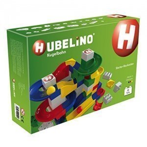 Hubelino 420145 - Kugelbahn - Starter Baukasten - ab 4 Jahre (100% kompatibel mit Duplo) - 85 Teile