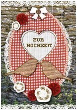 Hüttengaudi Klappkarte Motiv: Zur Hochze