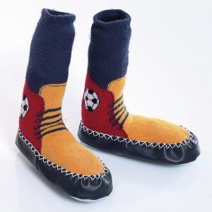 Hüttenschuhe mit Ledersohle