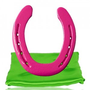 Hufeisen mit Gravur pink